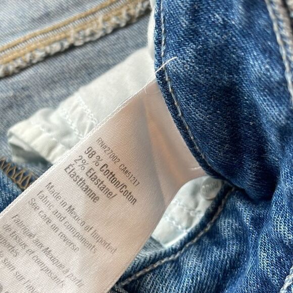 Paige jean meadow midi skirt raw hem - Picture 4 of 9